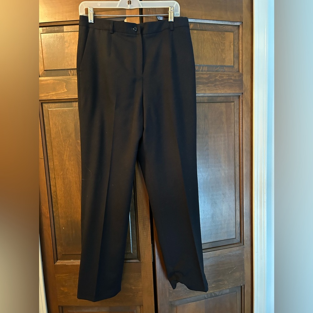 Pendleton black lined pants, size 10